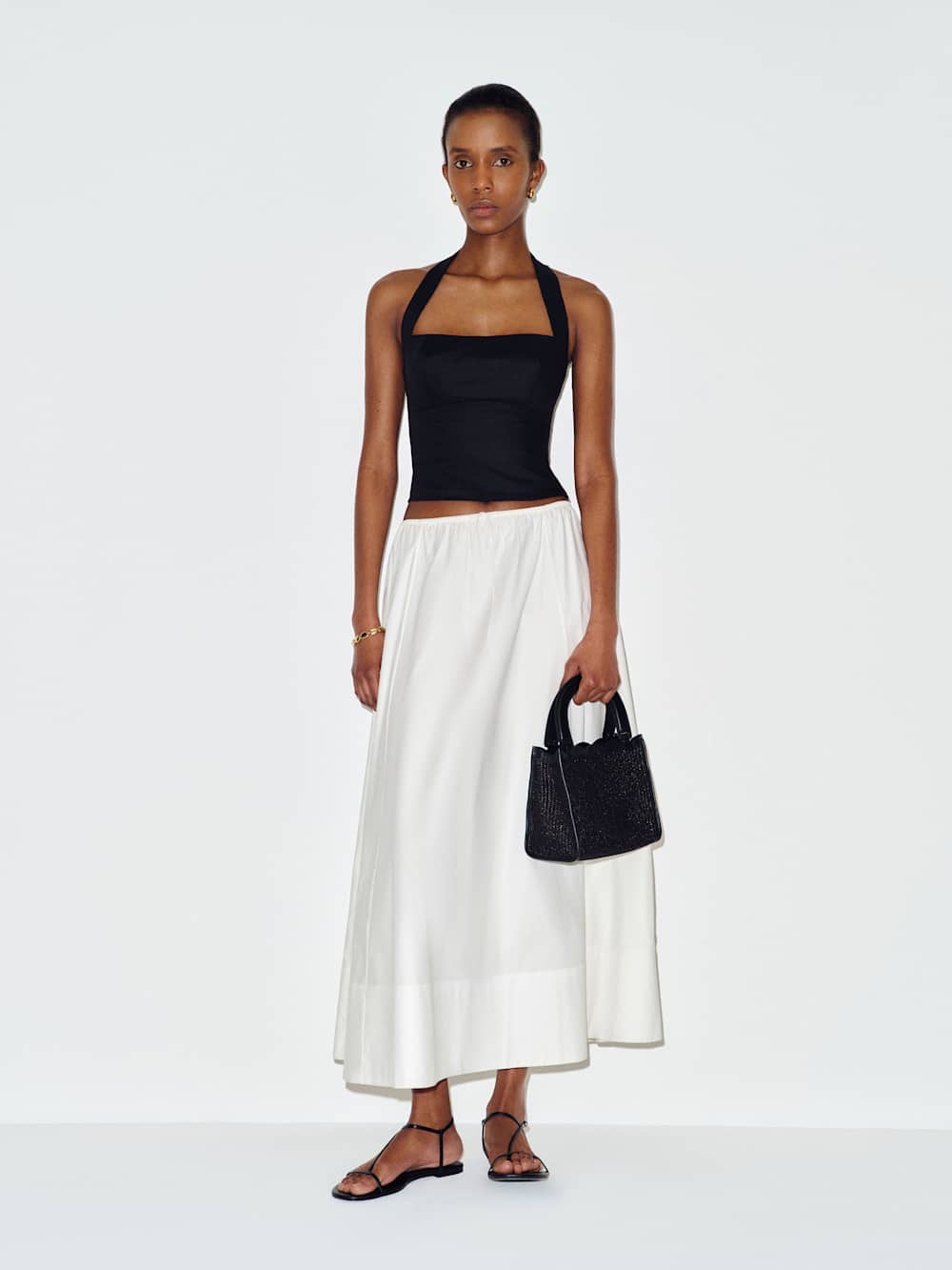 Reformation Malika Linen Halter Top / Size 2